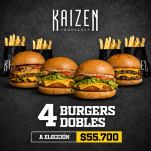 PROMO KAIZEN MONTH 4 BURGERS
